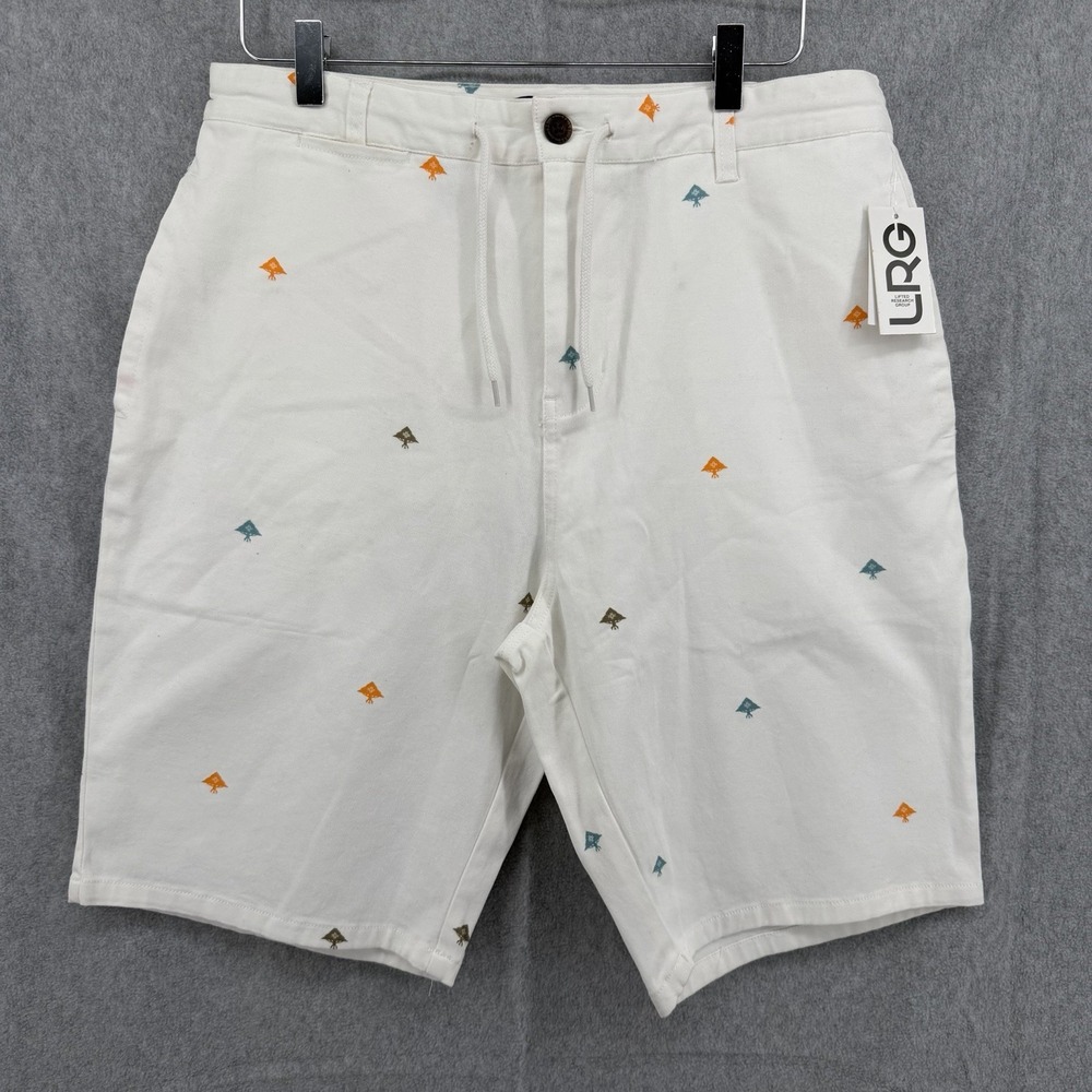 Lifted Research Group Mens Large Multi Infantree White Choppa Shorts NWT 33